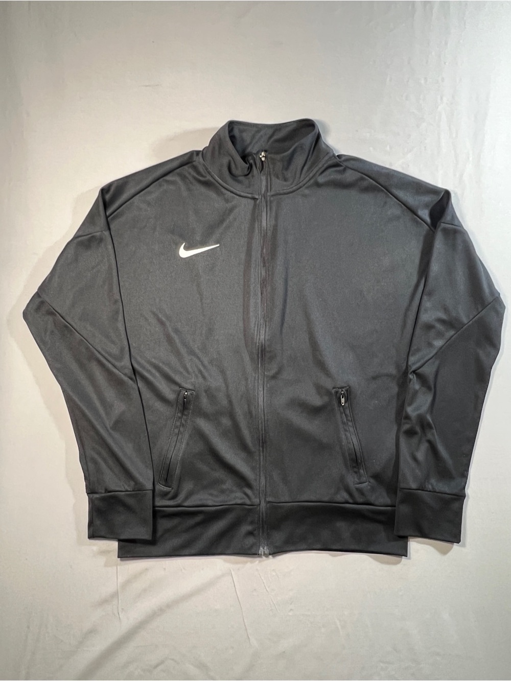 Nike Black Full-Zip Performance Track Jacket -Size Small